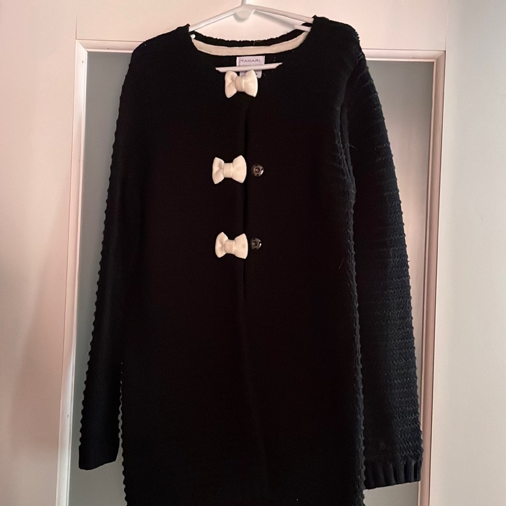 COPY - Girls size 7 long sweater coat